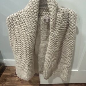 J. Jill Cream Knit Cardigan
